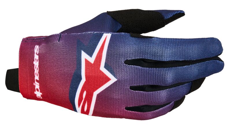 GLOVES YTH RADAR RED/BLUE L
