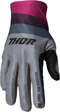 GLOVE ASSIST REACT GY/PU 2X