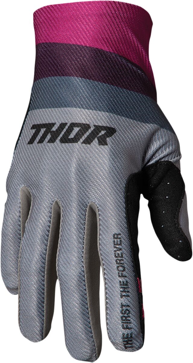 GLOVE ASSIST REACT GY/PU 2X