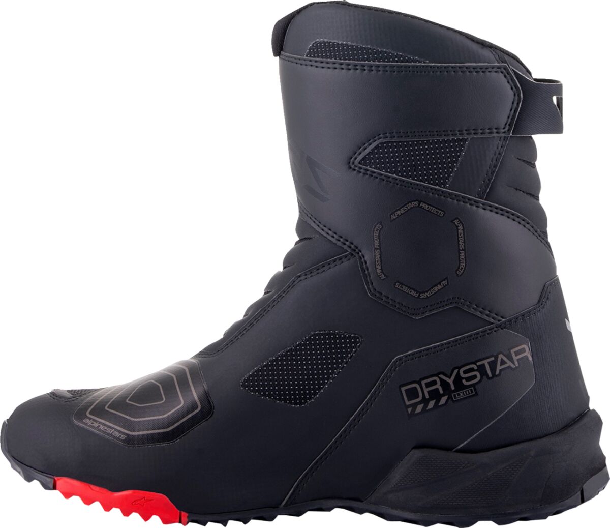 BOOT RT-7 DS BLK/RED 46