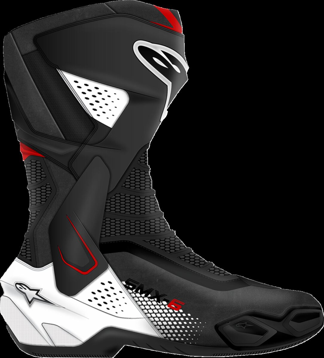BOOTS SMX-6 V3 BK/WH/RD GRAPHI