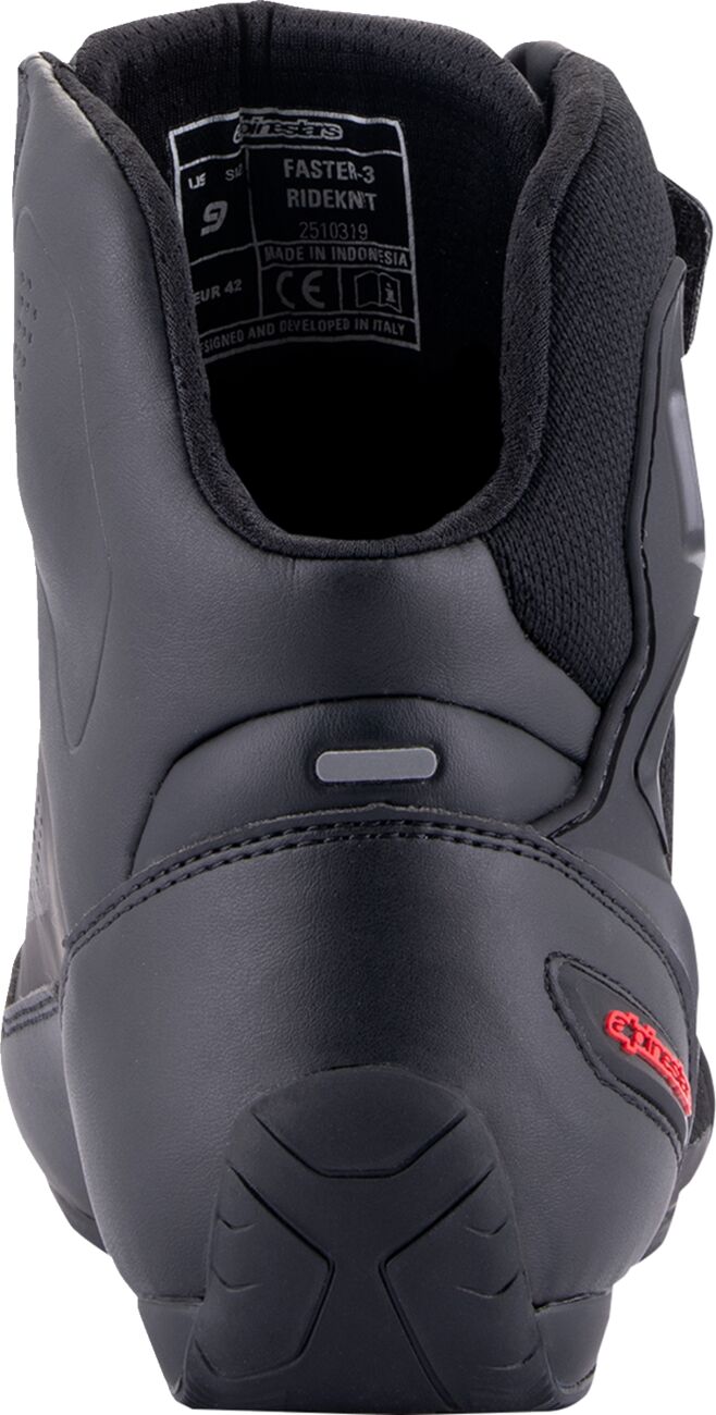 SHOE FAST3-RK BLK/G/RED 8