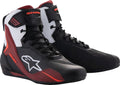 SHOES FASTER-4 BK/WH/DK RD 10.