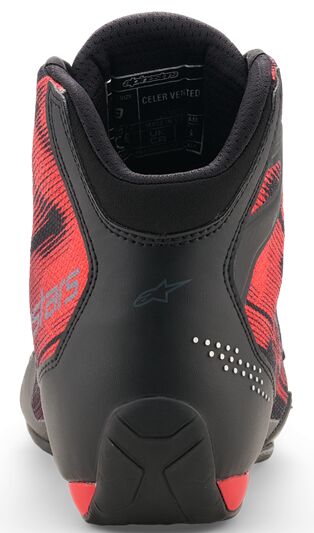 SHOE CELER VENTED BLACK/RED 9