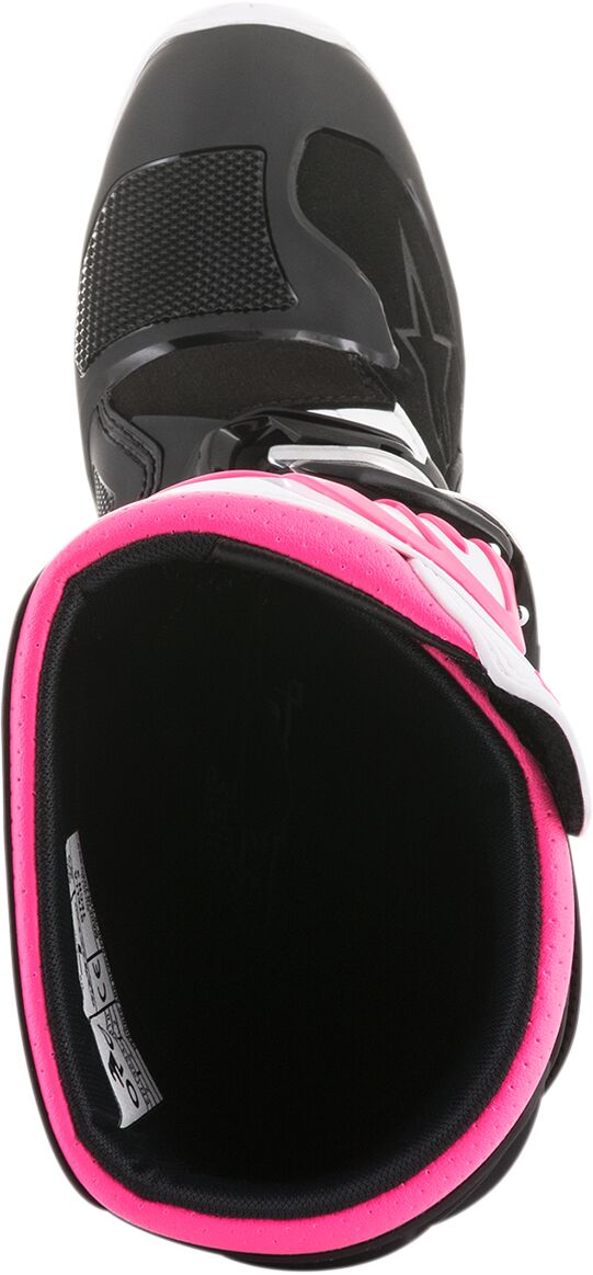 BOOT 4W TECH3 BK/WT/PK 7