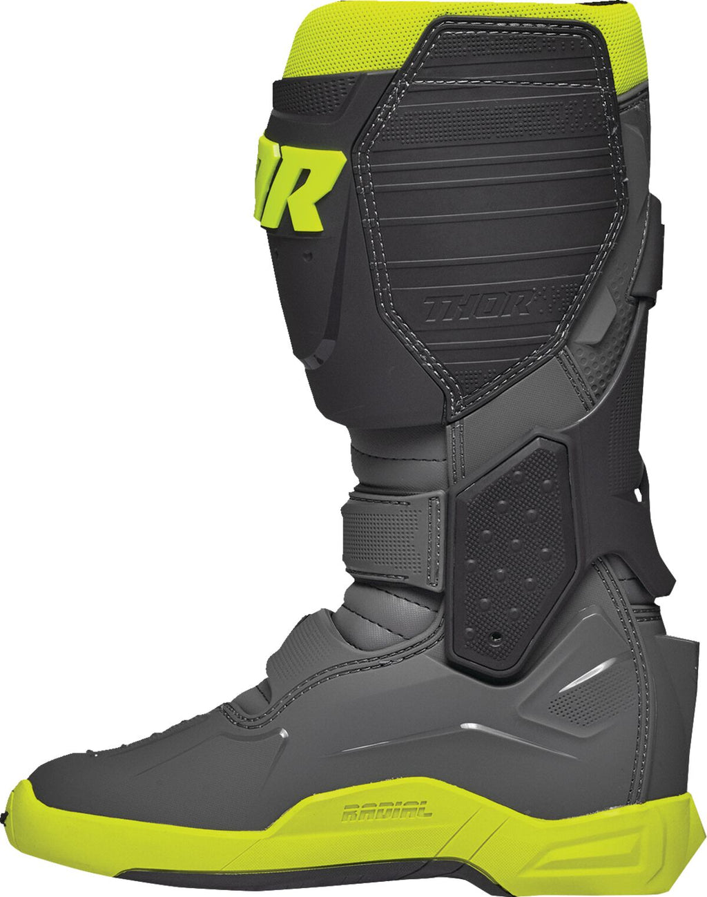 BOOT RADIAL GY/FLO YL 12