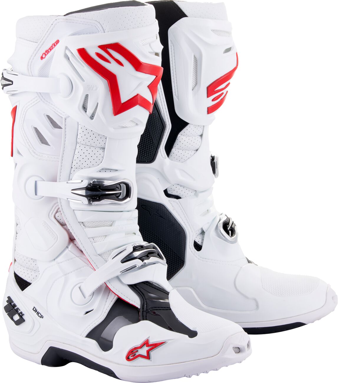 BOOT T10 S-VNT WT/RD 12