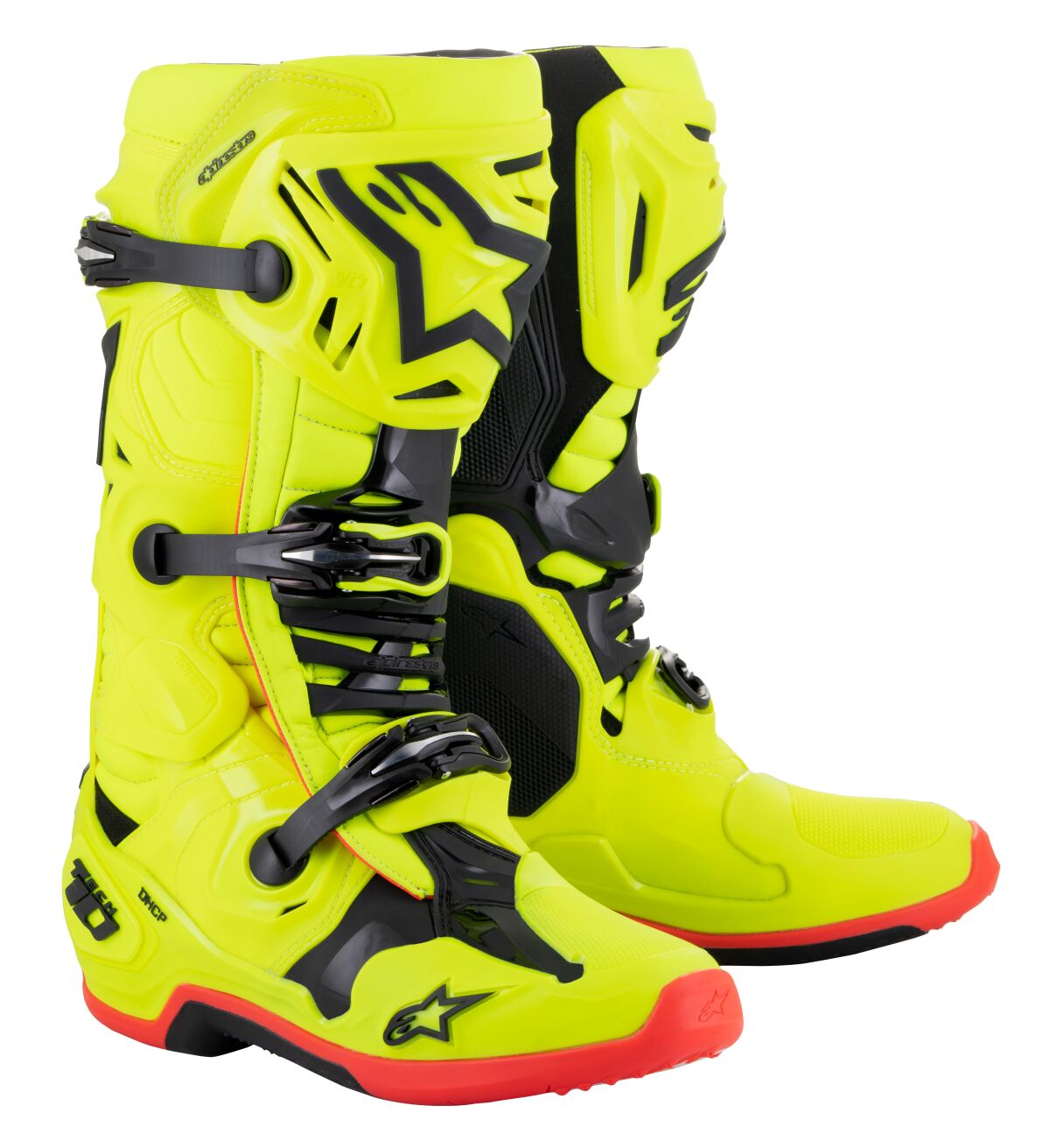 BOOT TECH 10 YLW/BK/RD 8