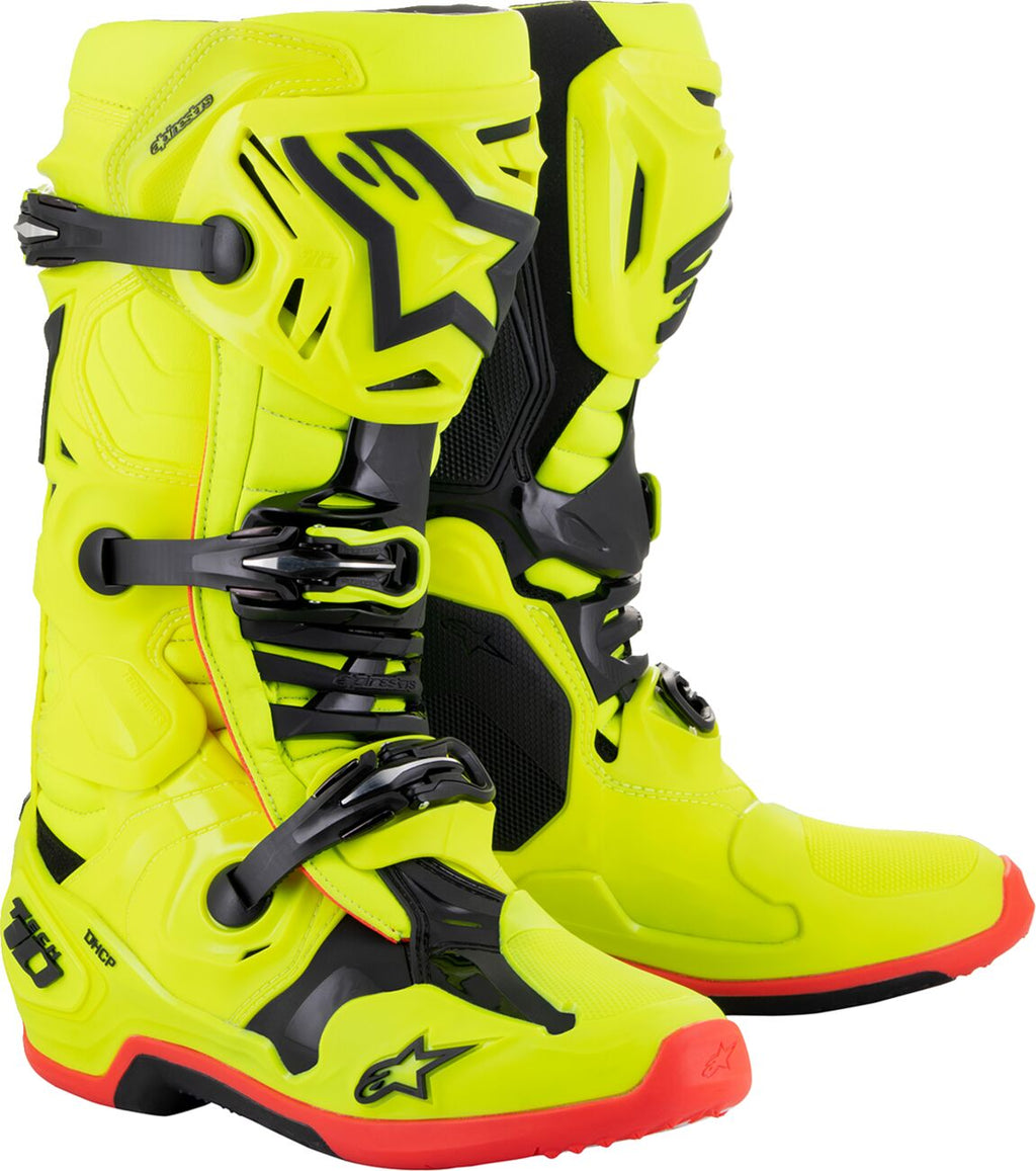 BOOT TECH 10 YLW/BK/RD 9