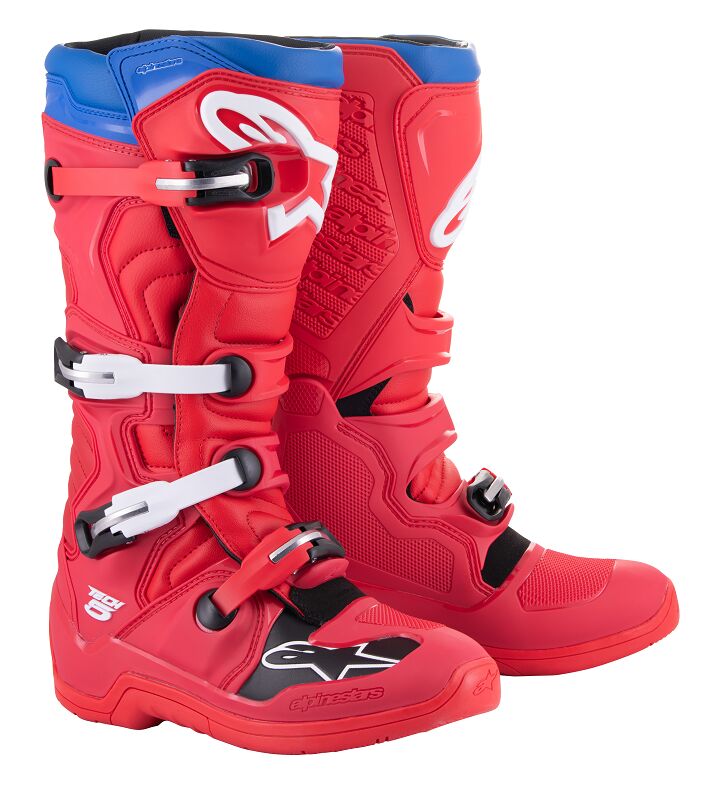 BOOT TECH5 RED/BLUE 13