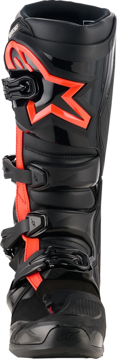 BOOT TECH 7 BLACK/RED FLUO 7