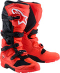 BOOT TECH 7 ENDURO RED FLUO BL