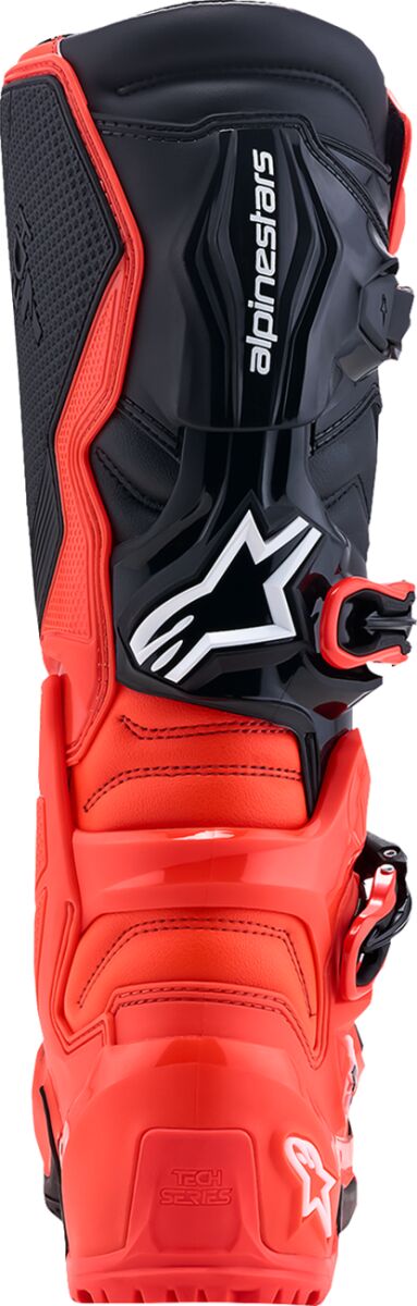 BOOT TECH 7 ENDURO RED FLUO BL