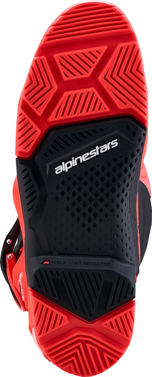 BOOT TECH 7 ENDURO RED FLUO BL