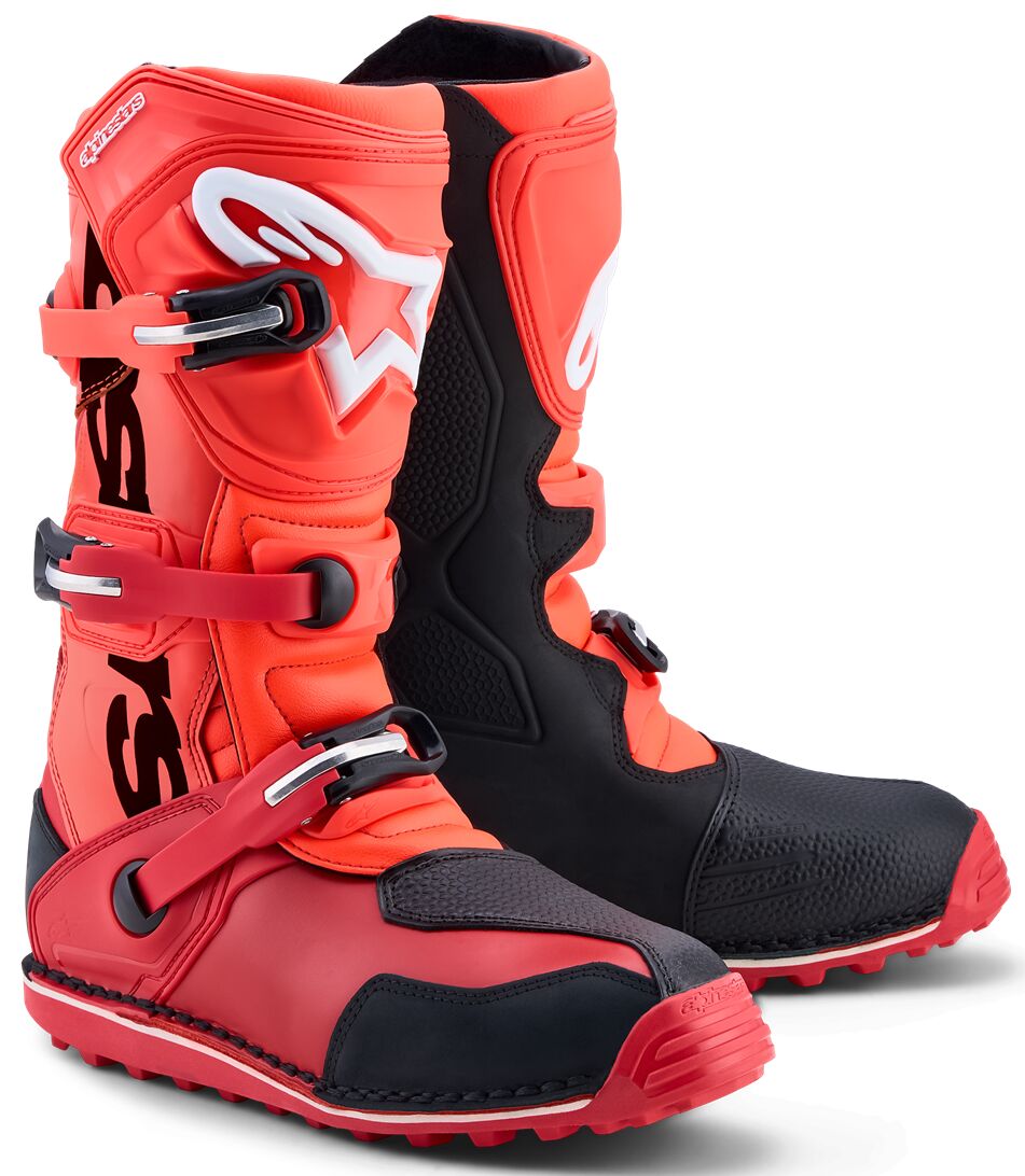 BOOT TECH T RED/FLUO BLACK 5