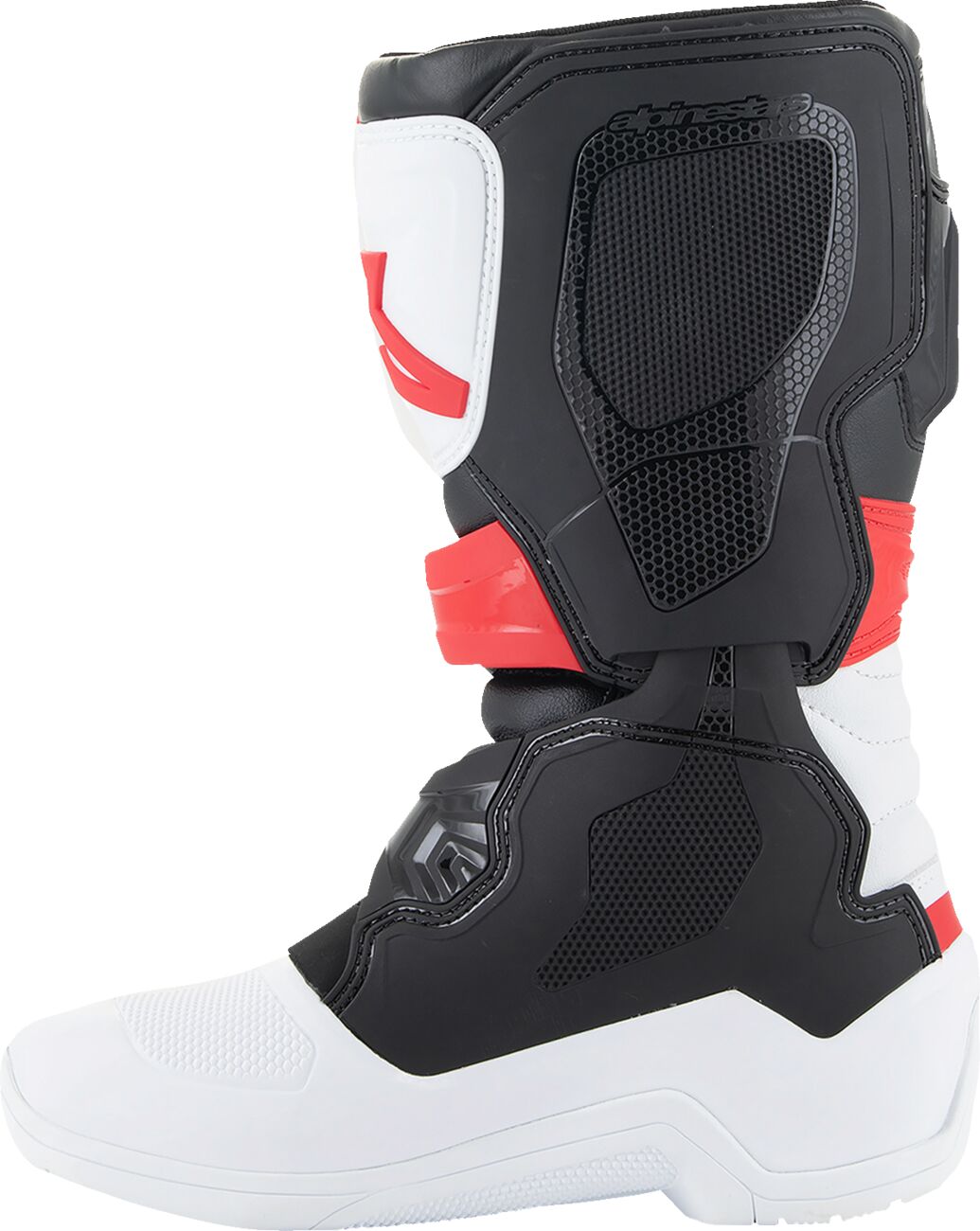 BOOT TECH3S YTH WT/BK/R 5