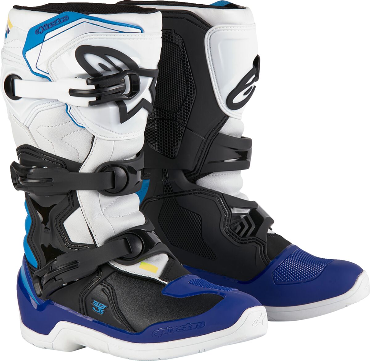 BOOT TECH3S YTH WT/BK/B 6