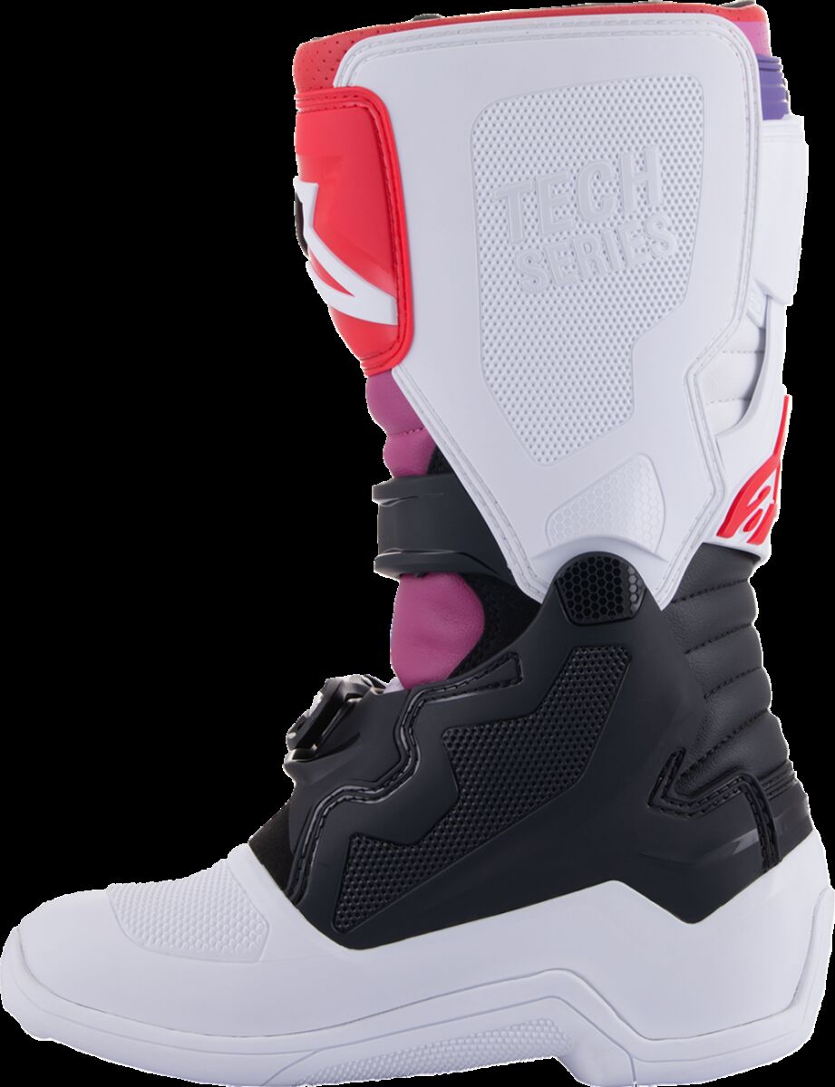 BOOT TECH7S W/B/RAINBOW 5
