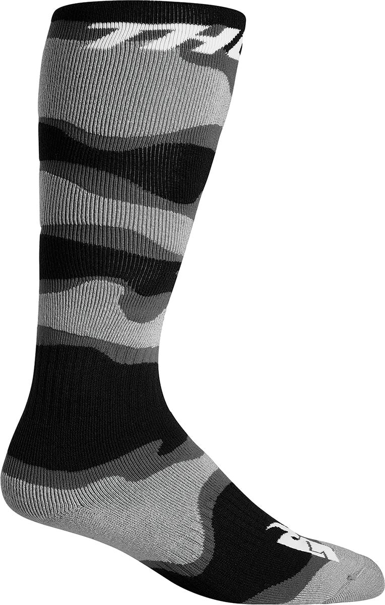 SOCK YTH MXCAMO GY/WH 1-6