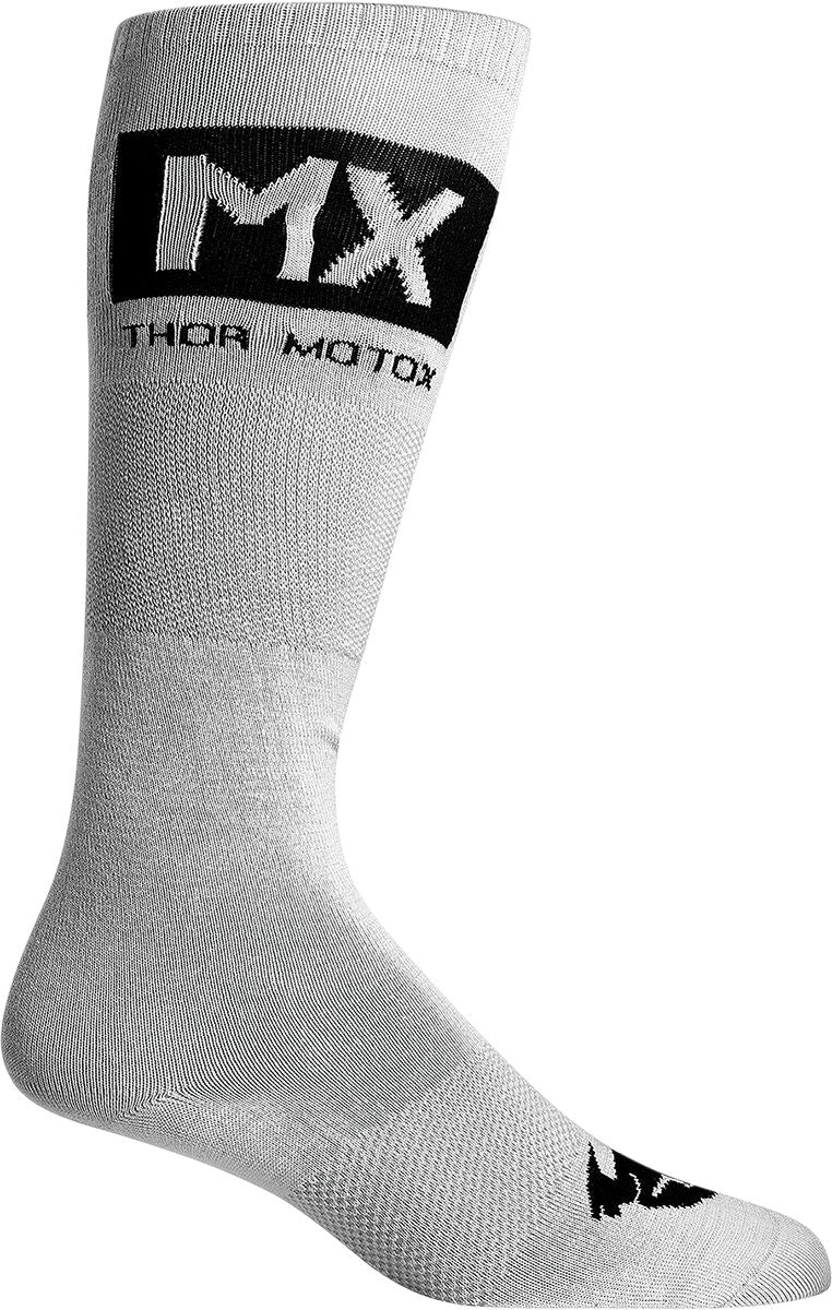 SOCK MX COOL GY/BK 10-13
