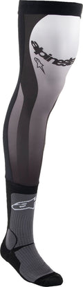 SOCK KNEE BRACE BLK/WT LX