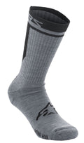 SOCKS MERINO 24 GRAY/BLACK S