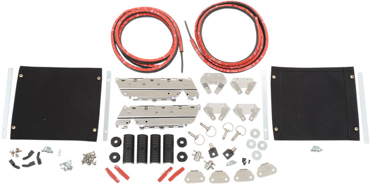 HARDWARE SADDLEBAGS W/ TETHER