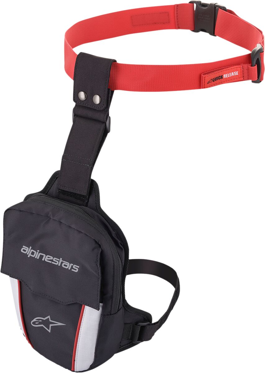 BAG THIGH ACCESS BK/RD