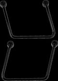 KIT SUPPORT SADDLEBAGS M8 FL/F