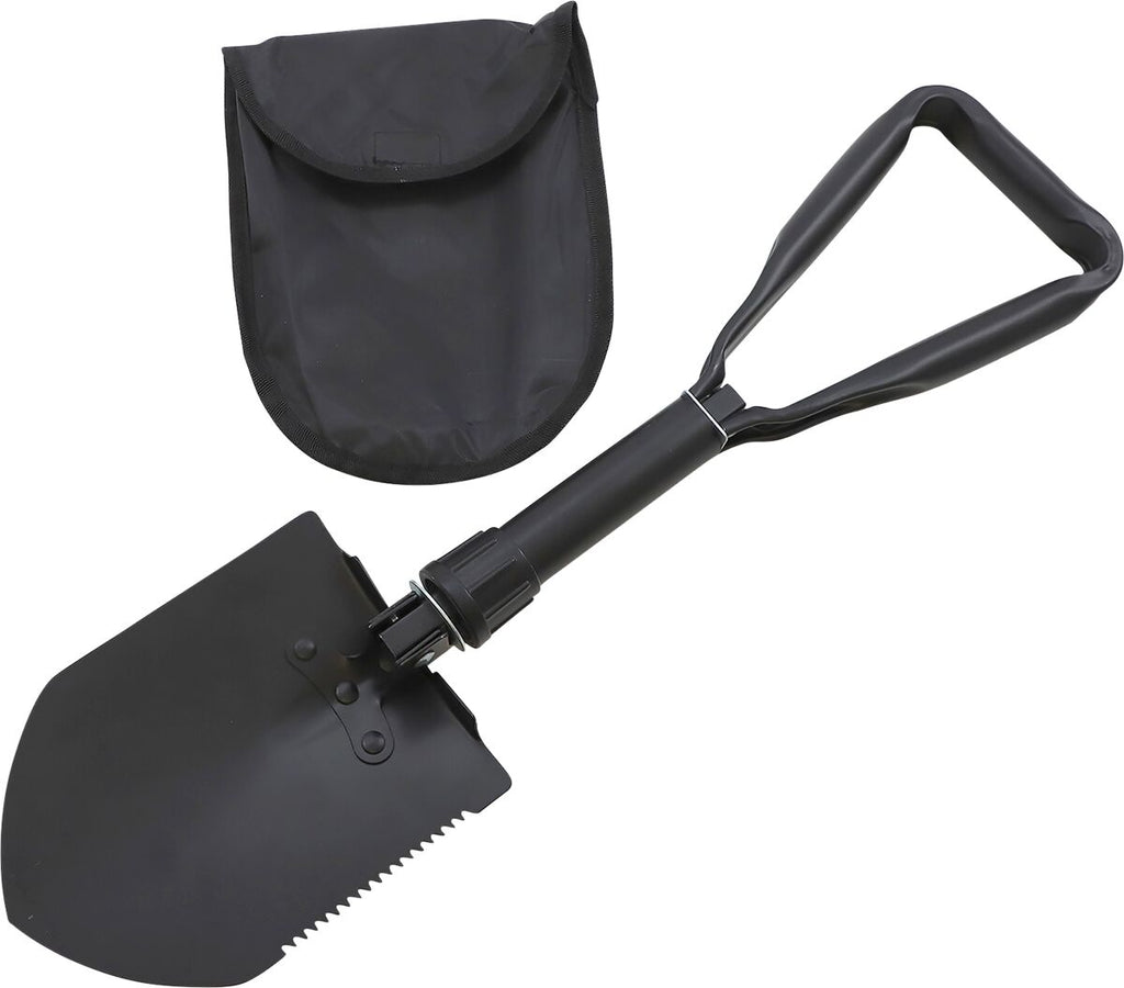 SHOVEL FOLDBLE BLK MSE