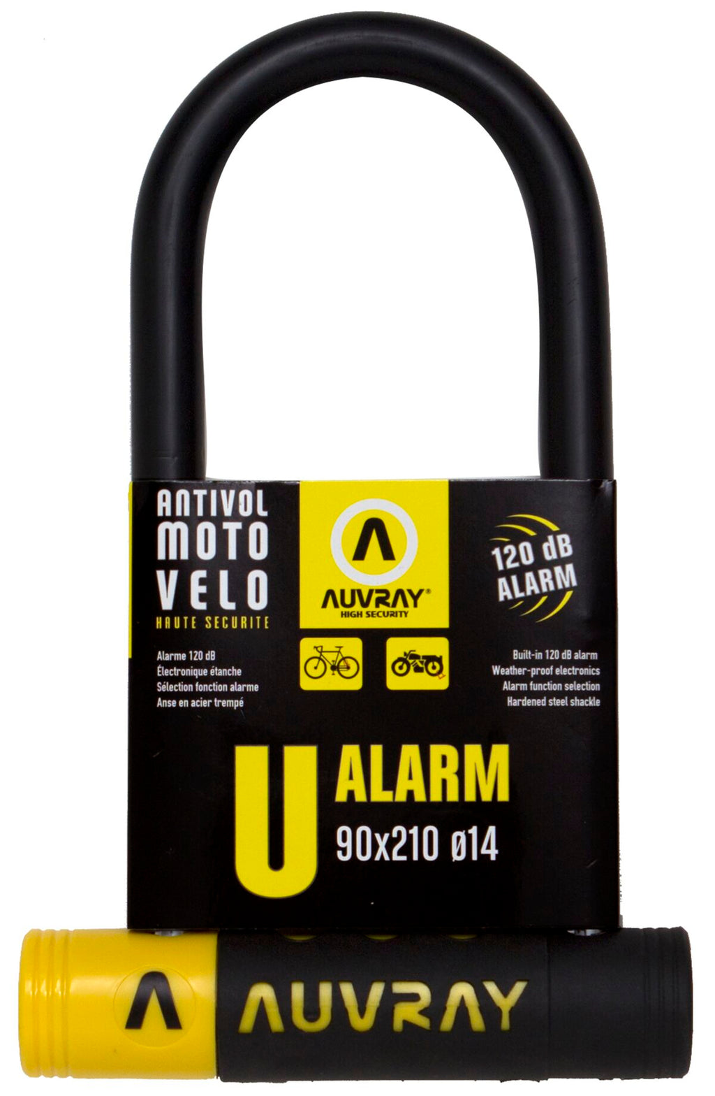 U LOCK ALARM 90X210 DIA14