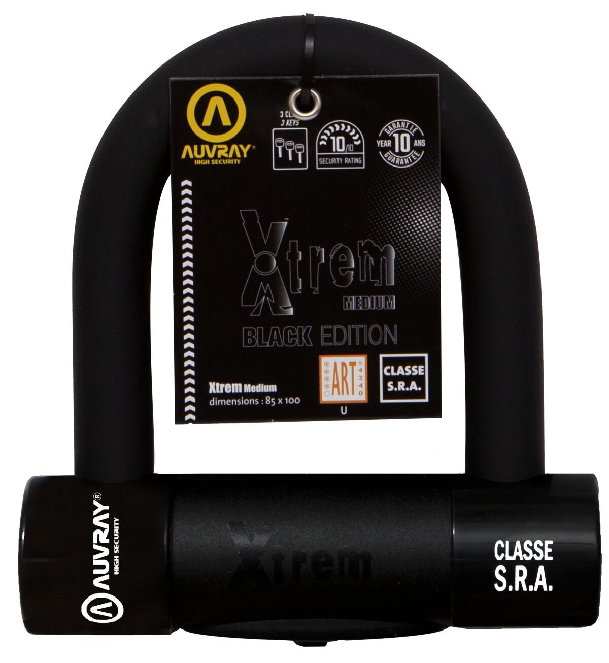 U LOCK XTREME MEDIUM BLACK EDI