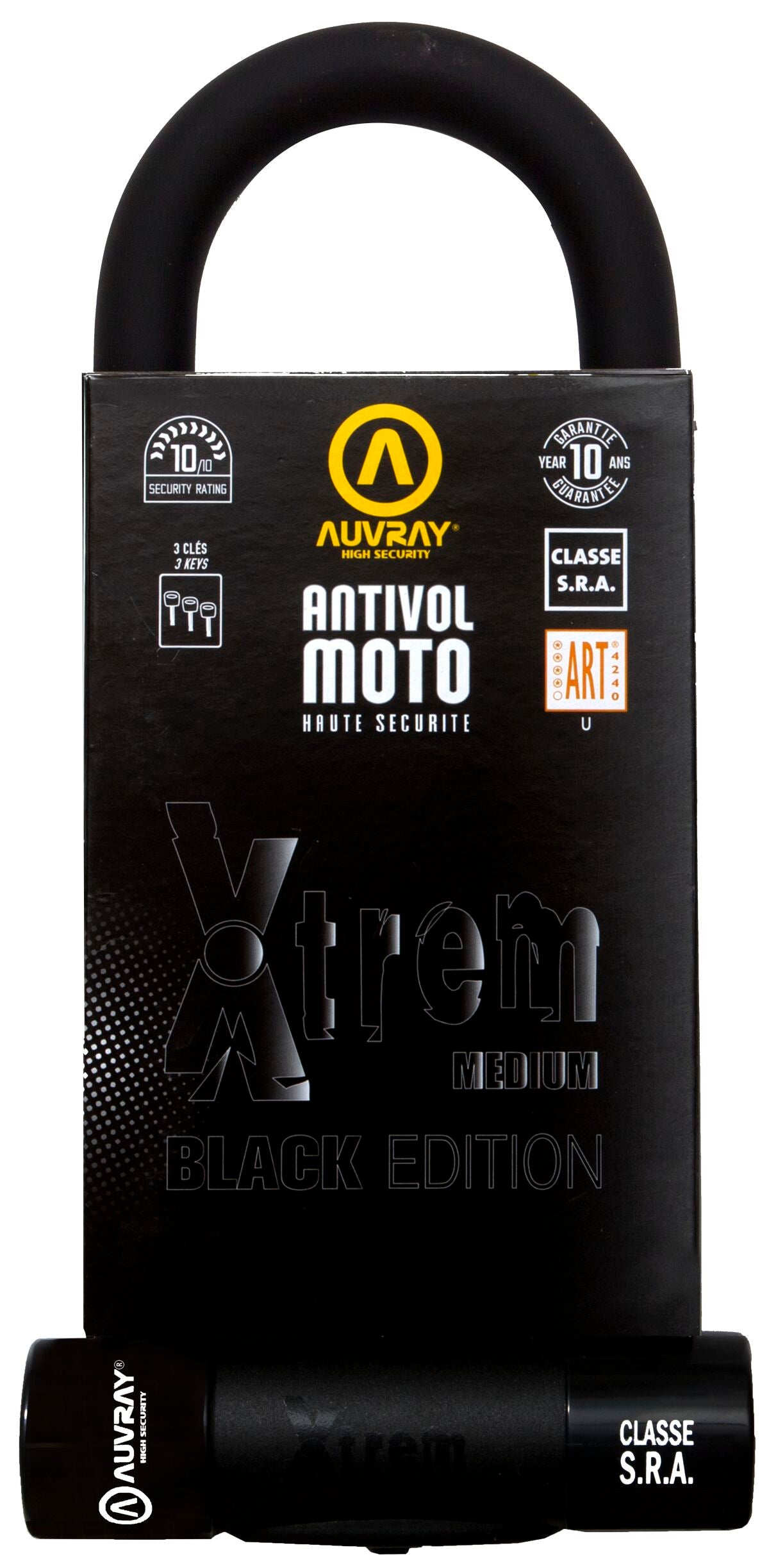 U LOCK XTREME MEDIUM BLACK EDI