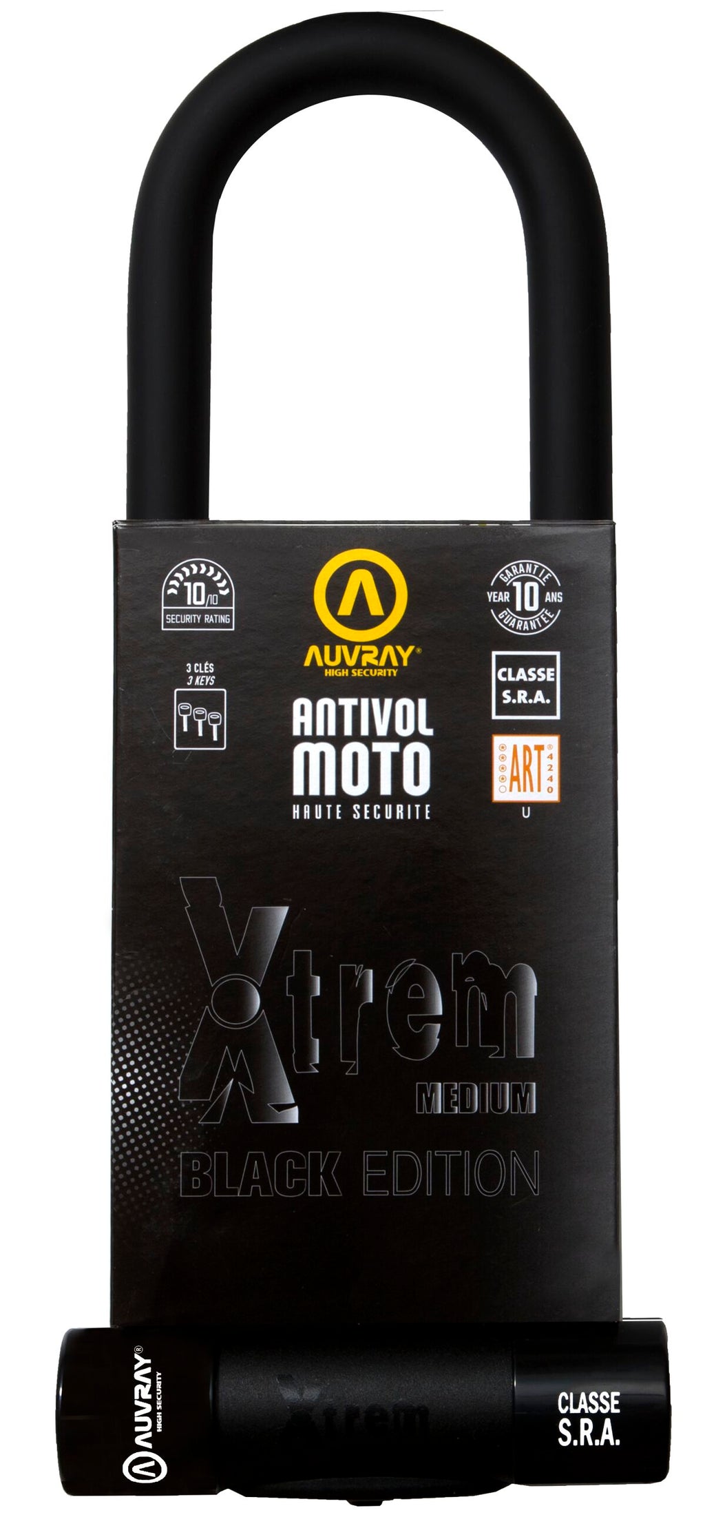 U LOCK XTREME MEDIUM BLACK EDI