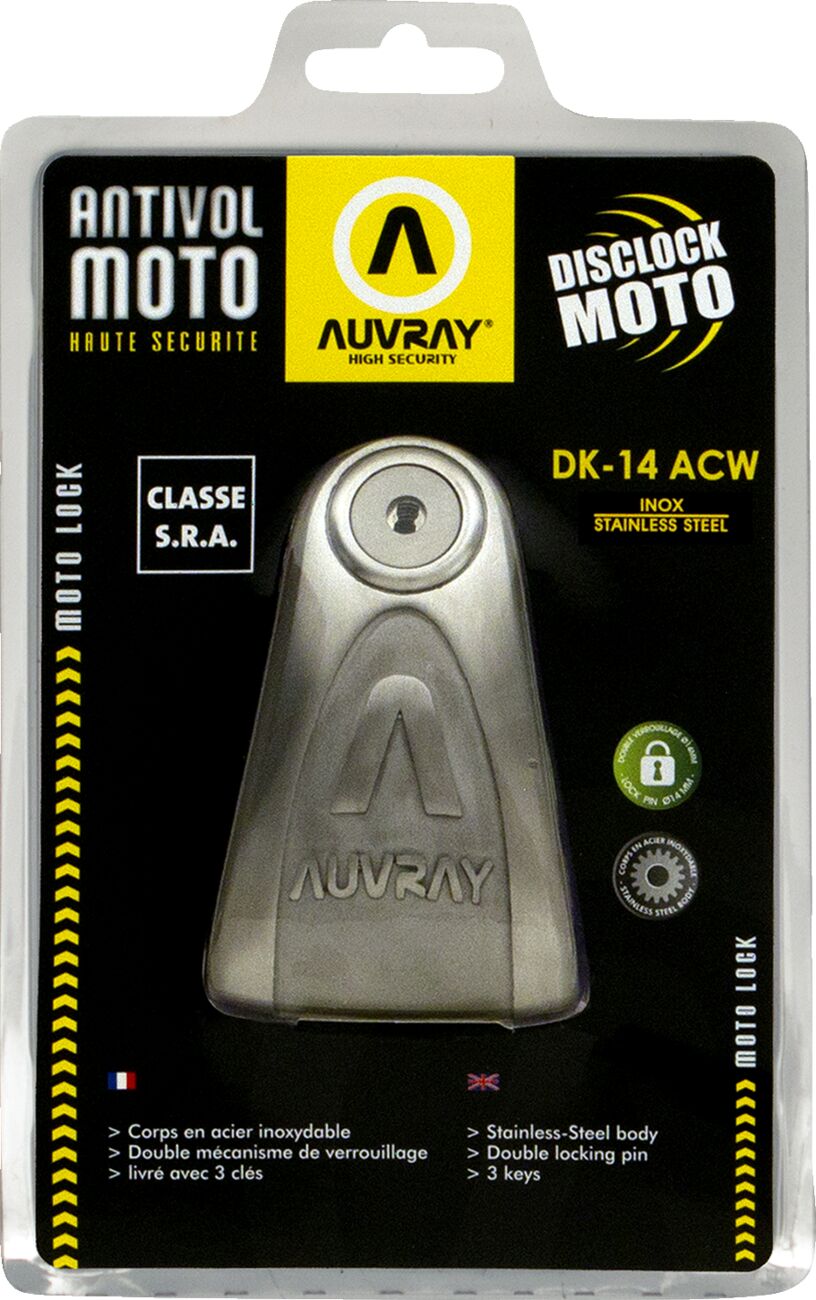 BLOCK DISC LOCK DK-14 SRA INOX