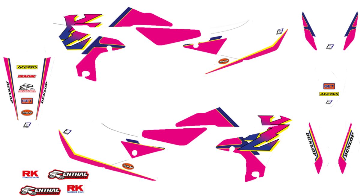 GRAPHIC KT RETRO YZF