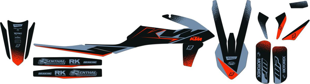 GRAPH KIT MAT BLK KTM