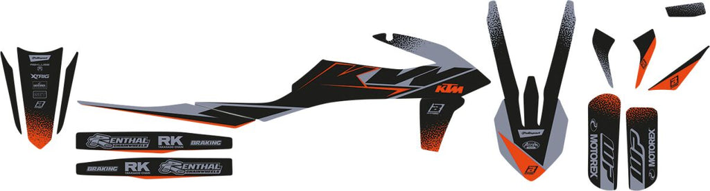 GRAPH KIT MAT BLK KTM