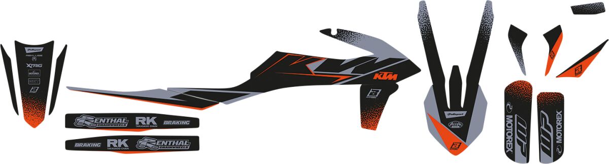 GRAPH KIT MAT BLK KTM