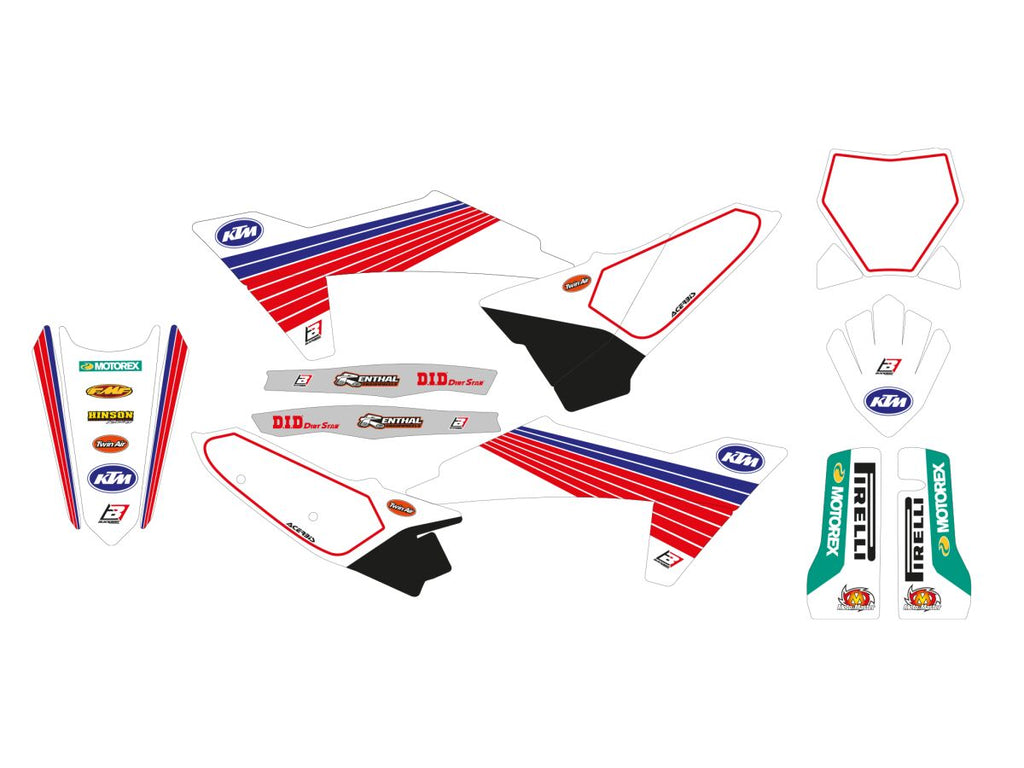 GRAPHIC KIT RETRO2 KTM 23