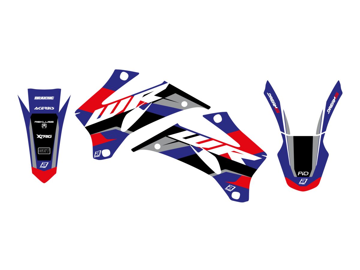 GRAPHIC KIT DREAM 5 WRF250 07-
