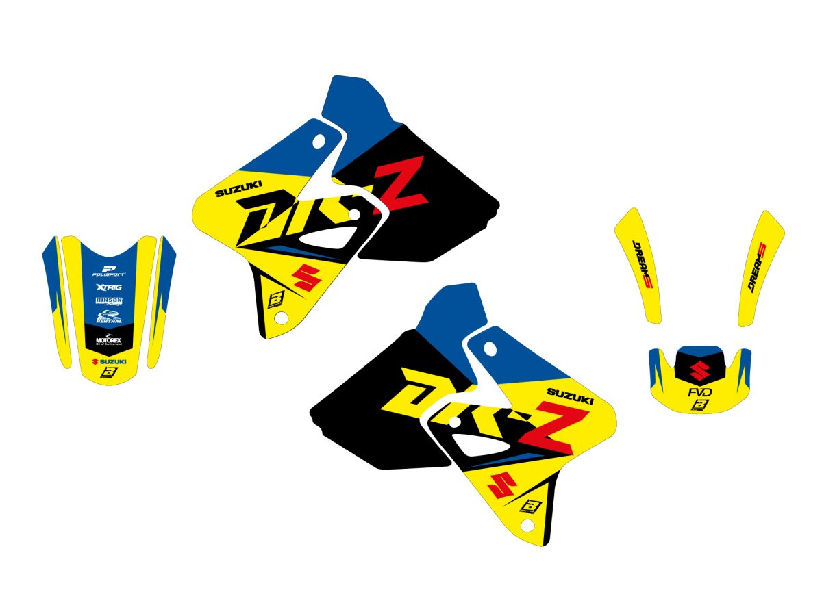 GRAPHIC KIT DREAM 5 DRZ 400
