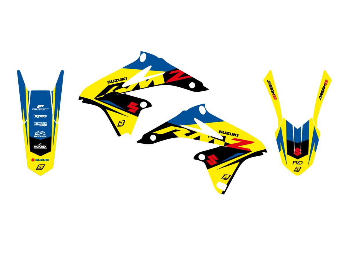 GRAPHIC KIT DREAM 5 RMZ250 10-
