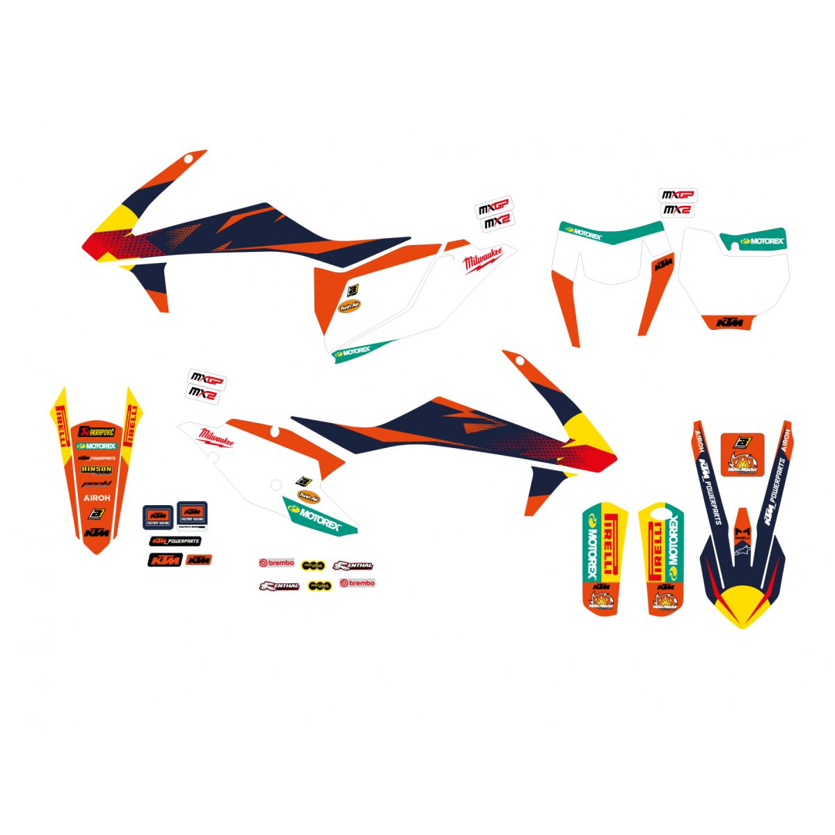 GRAPHIC KIT KTM FACTORY '25 SX