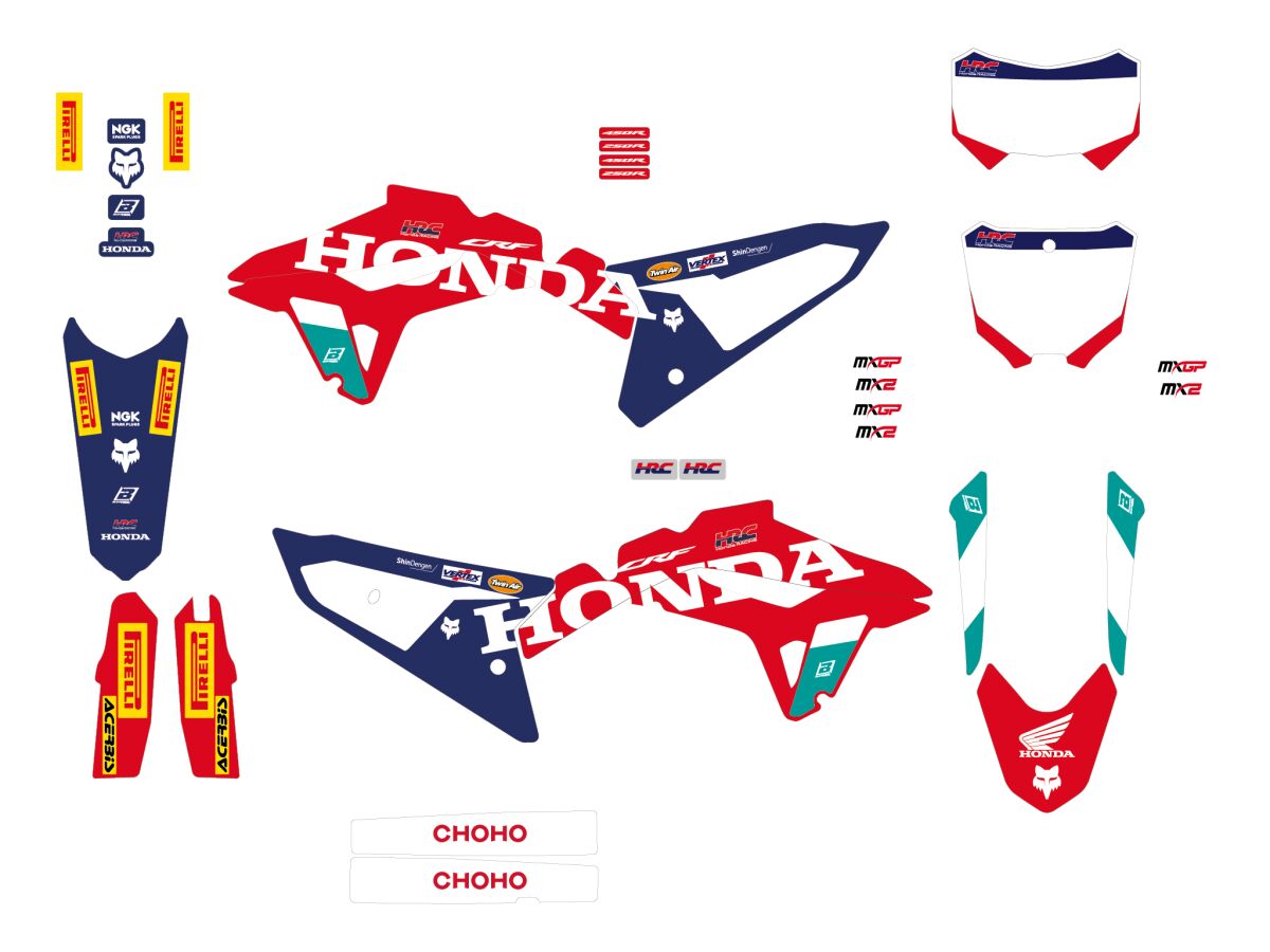 GRAPHIC KIT REP HRC 25 CRF 450