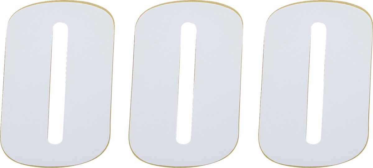 NUMBER MSE #0 4.5 WHITE