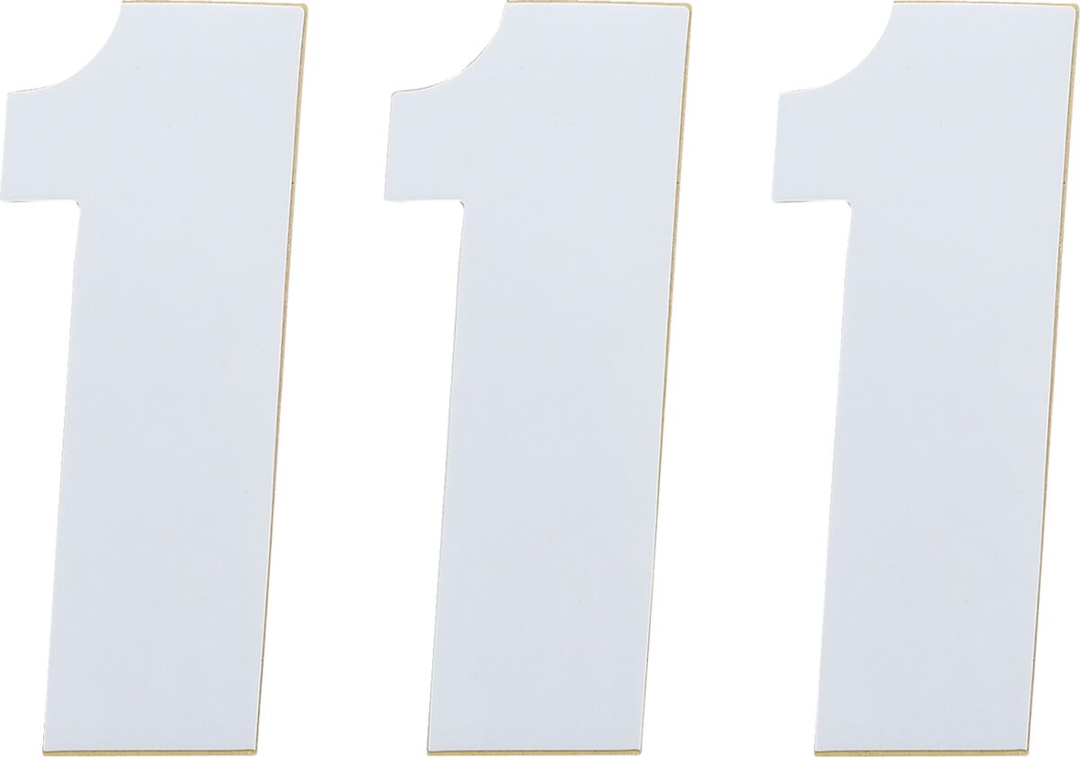 NUMBER MSE #1 4.5 WHITE