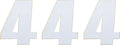 NUMBER MSE #4 4.5 WHITE