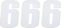 NUMBER MSE #6 4.5 WHITE