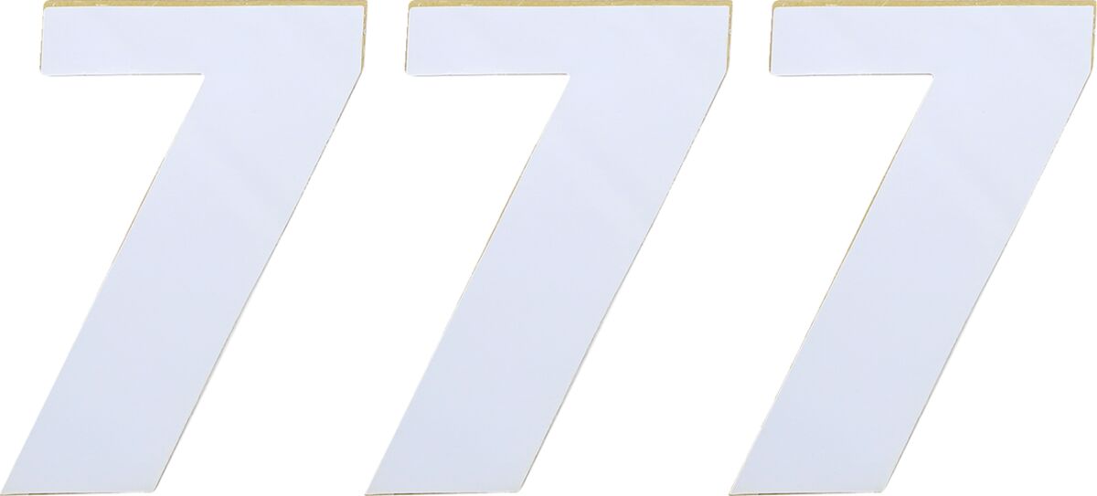 NUMBER MSE #7 4.5 WHITE